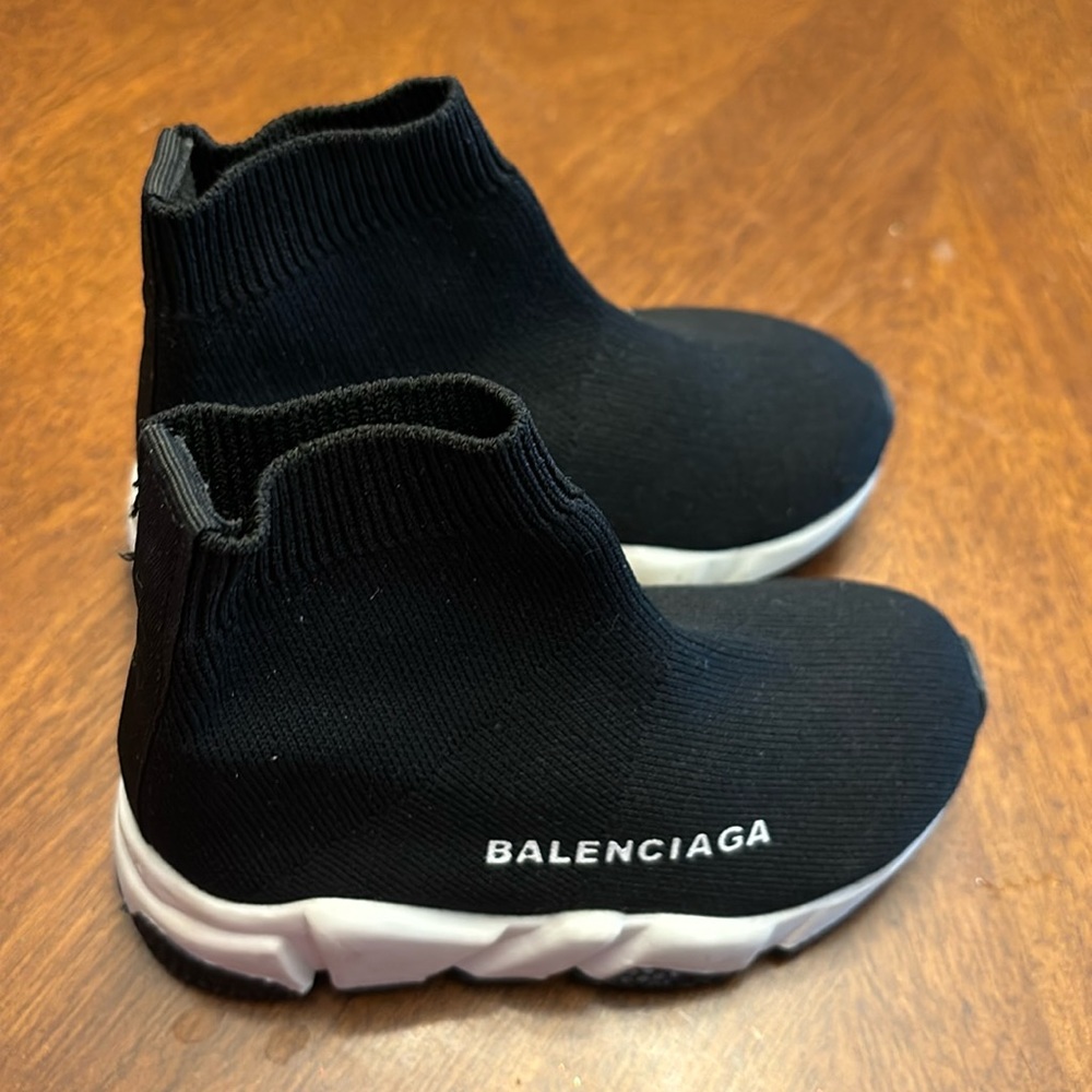 Balenciaga Toddler Shoes . Size 24 (8.5) in US. No tags. Black with white sole.